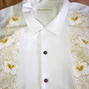 Tommy Bahama Short Sleeve Silk Shirt XLX